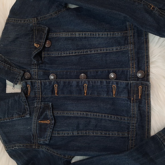 Girls Denim Jean Jacket - Size: Medium 7-8 - Picture 3 of 8